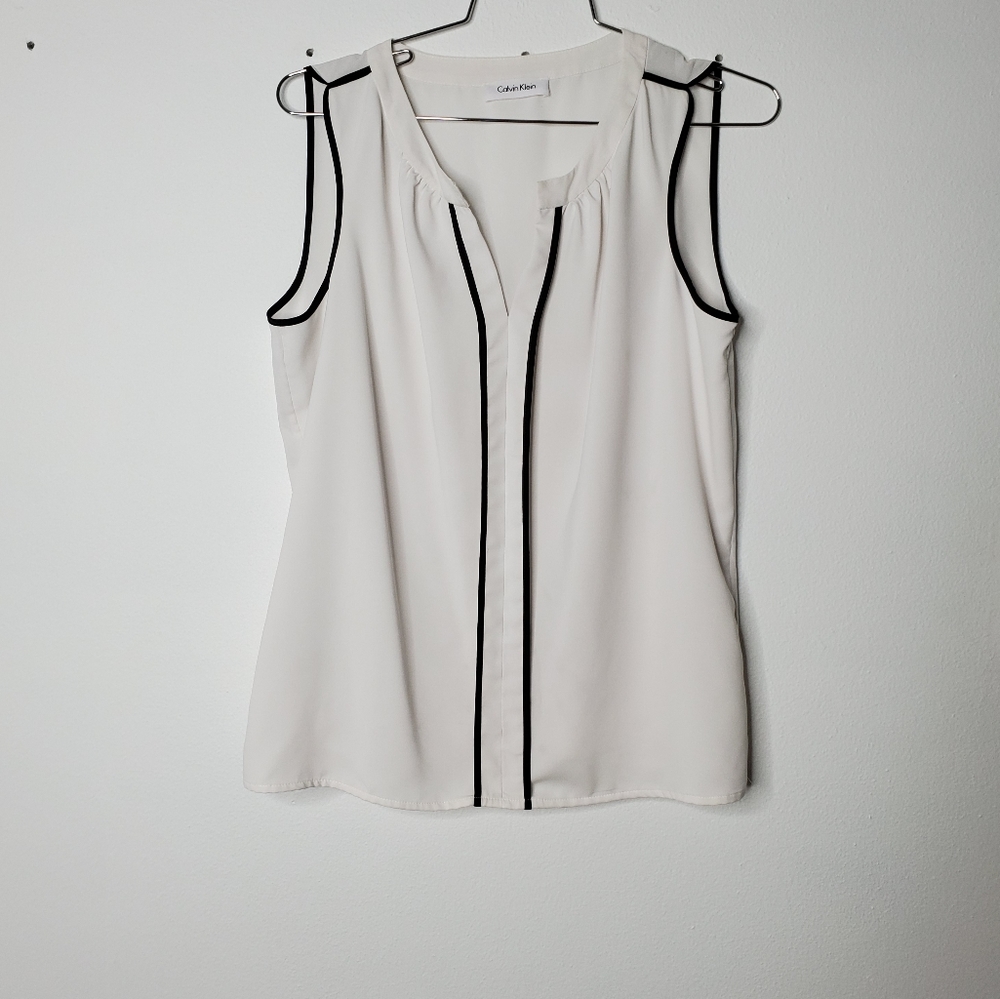 Calvin Klein Top sleeveless white
